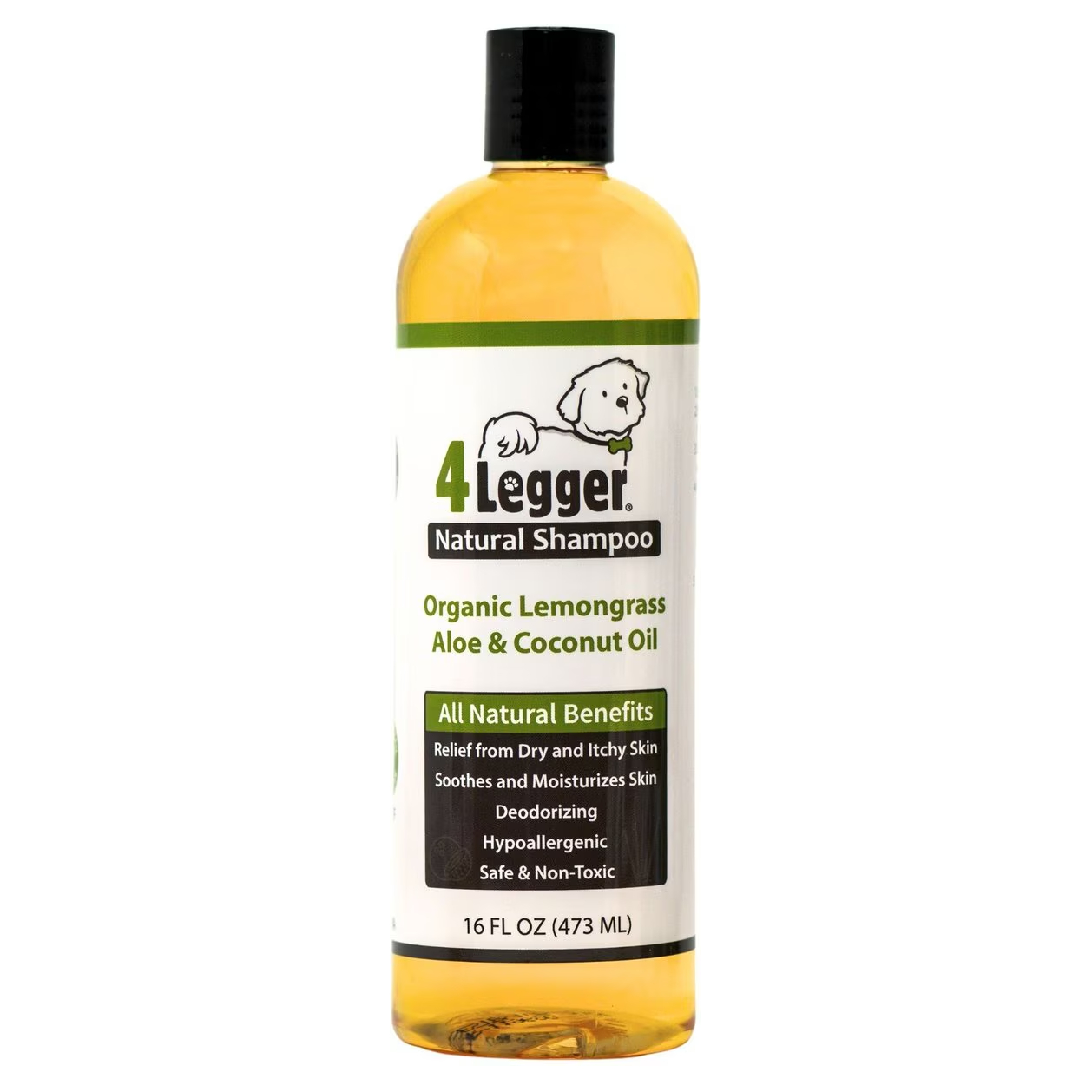 4-Legger Organic Hypo-Allergenic Lemongrass & Aloe Dog Shampoo