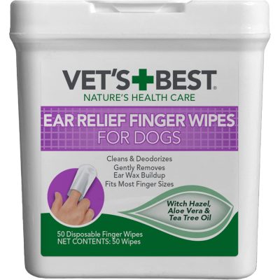 Vet’s Best Ear Relief Finger Wipes