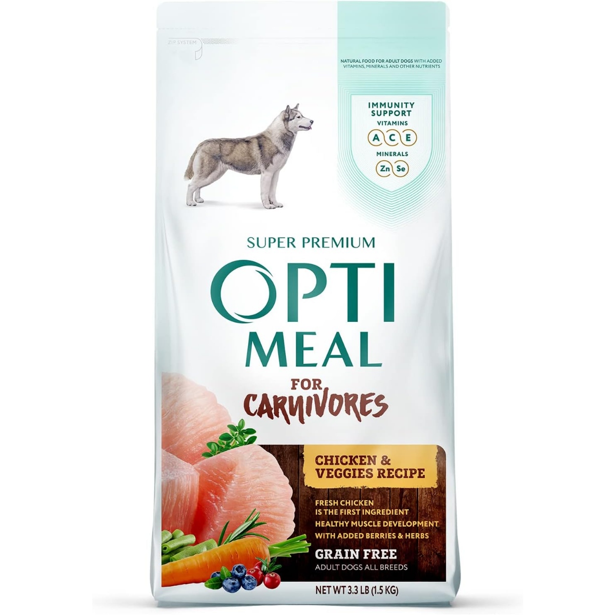 Optimeal Grain-Free Turkey and Veggies Recipe Dry Dog Food