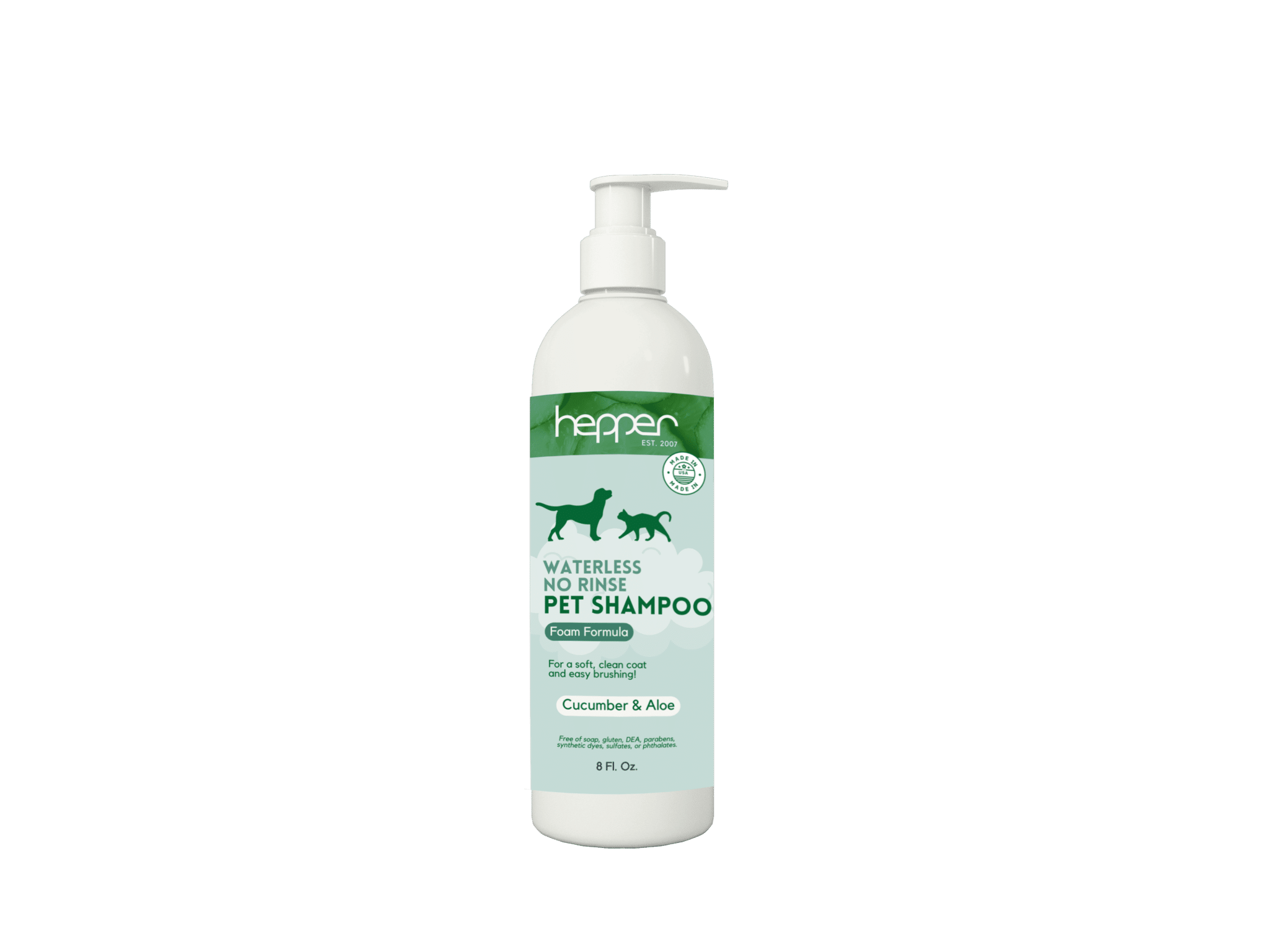 Hepper Waterless No Rinse Pet Shampoo for Dogs & Cats Dogster