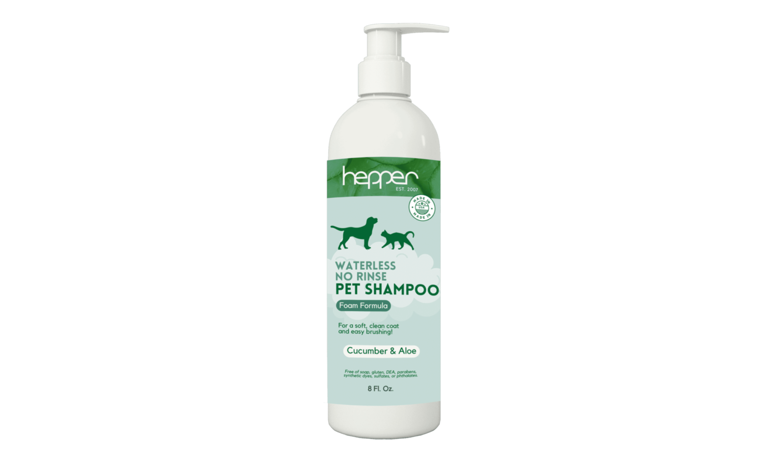Hepper Waterless No Rinse Pet Shampoo for Dogs & Cats Dogster