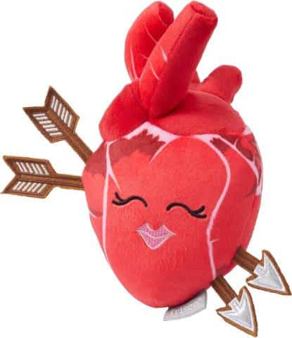 Frisco Valentine Heart Squeaky Dog Toy
