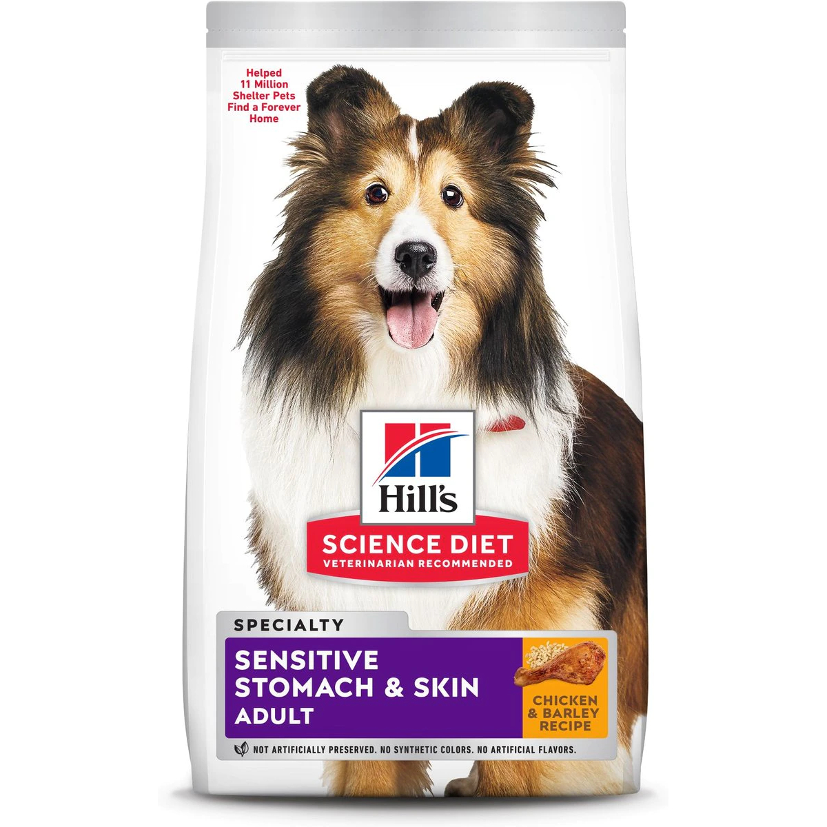 Hill's Science Diet Adult Sensitive Stomach & Sensitive Skin Chicken Recipe Dry Dog Food