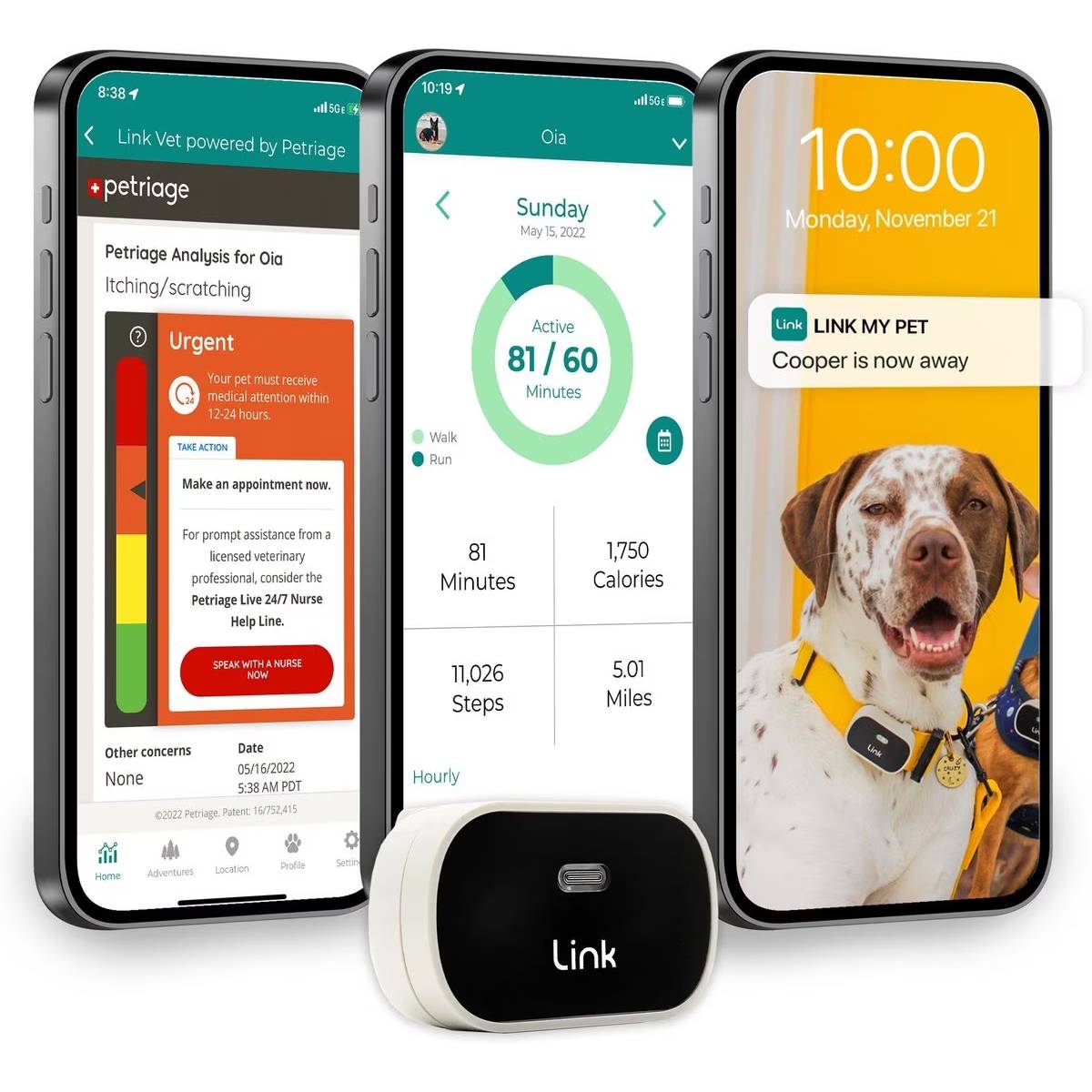 Link My Pet Dog GPS & Activity Tracker