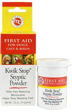 Miracle Care Kwik-Stop Styptic Powder for Dogs, Cats & Birds