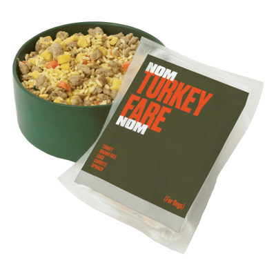 Nom Nom Turkey Fare Fresh Dog Food