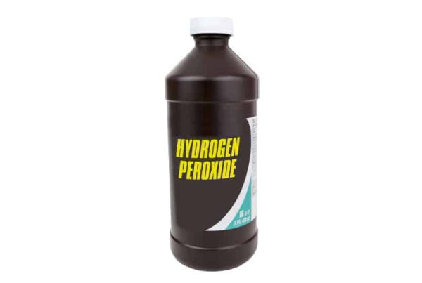 bottle of hydrogen peroxide