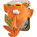 goDog Action Plush Gold Fish Squeaker Toy