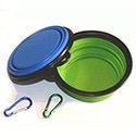 COMSUN 2-Pack Collapsible Dog Water Bowl