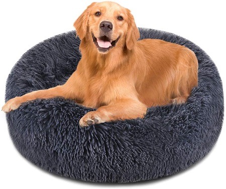 5FOCUSPET Dog Bed Cat Bed Donut
