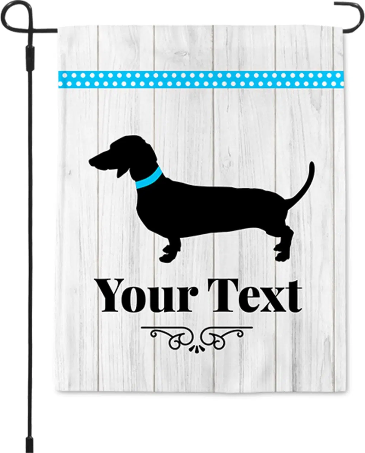 904 Custom Dog Breed Personalized Garden Flag