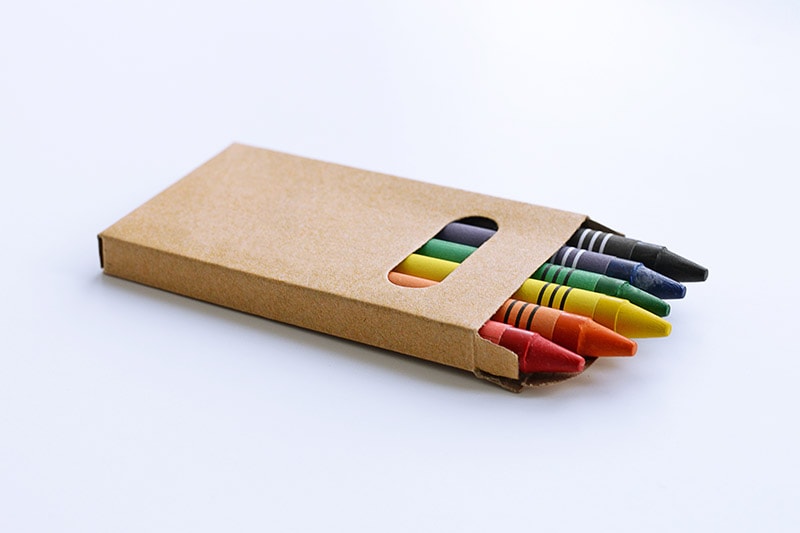A small box of color pencils
