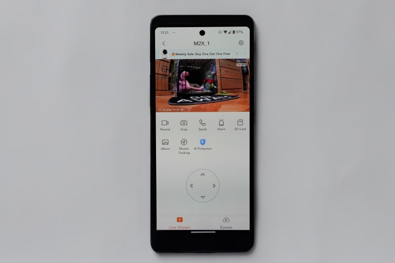 AiDot Winees M2X - camera app