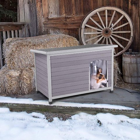 Aivituvin Outdoor Heated Dog House