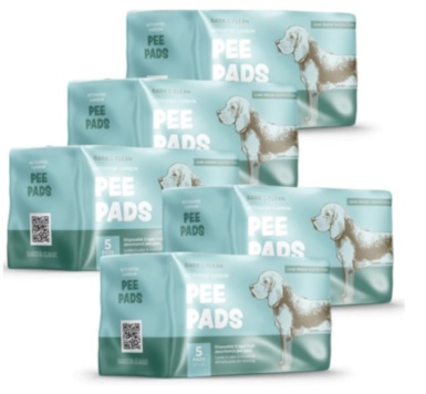 BARK & CLEAN Premium Activated Charcoal Traveller's Dog Potty Pad