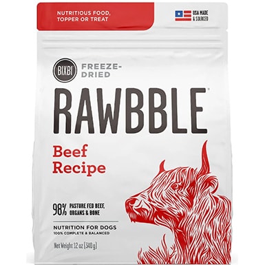 BIXBI Rawbble Beef Recipe Freeze-Dried Food
