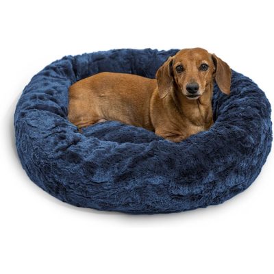 Best Friends by Sheri Calming Donut Cuddler Dog Bed