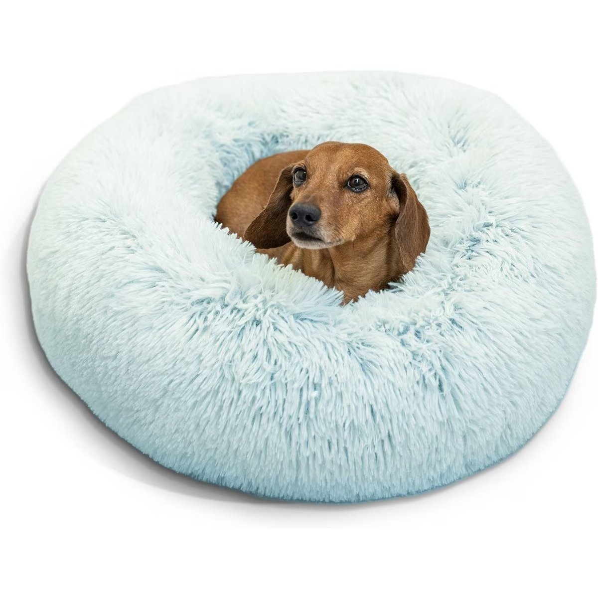 Best Friends by Sheri Calming Shag Fur Donut Cuddler