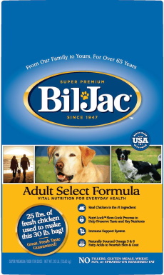 Bil-Jac Adult Select Chicken Recipe Dry Dog Food