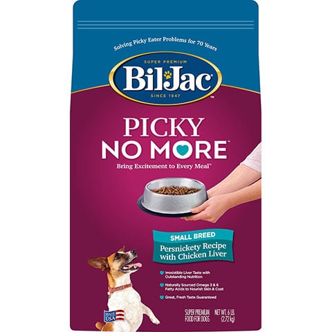 Bil-Jac Picky No More Small Breed Chicken Liver Recipe Dry Dog Food