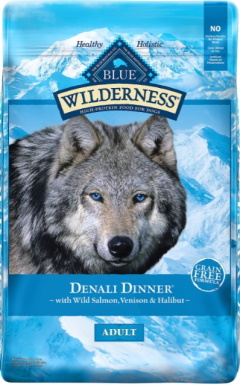 Blue Buffalo Wilderness Denali Dinner with Wild Salmon, Venison & Halibut Grain-Free Dry Dog Food
