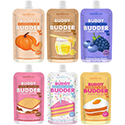 Buddy Budder 6-Pack Mixed Flavor Squeeze Packs