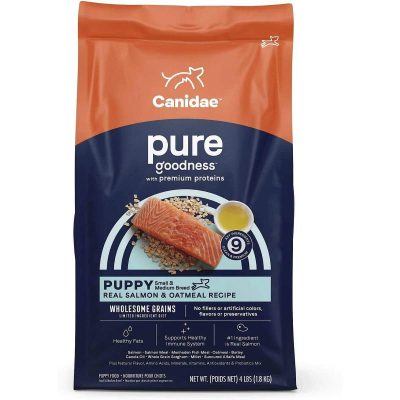 CANIDAE PURE Real Salmon & Oatmeal Recipe Puppy 