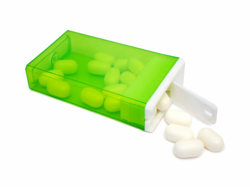 Candy in a box