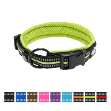 Chai's Choice Comfort Cushion 3M Polyester Reflective Dog Collar