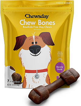 Chewsday Bacony Sizzle Chew Bones