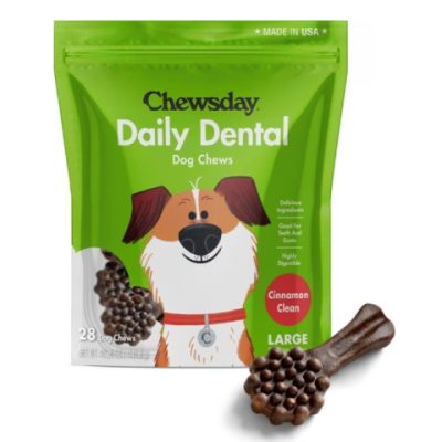Chewsday Cinnamon Clean Daily Dental Dog Dental Treats