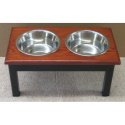 Classic Pet Beds Elevated Double Bowl