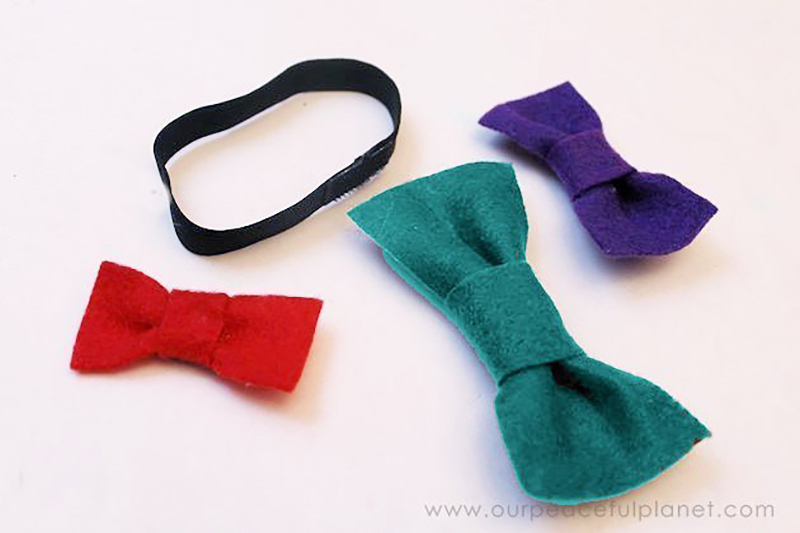 Craft Your Happiness_How To Make 5 Minute Dapper Puppy Dog Bow Ties