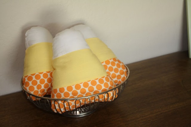 DIY Candy Corn Plush Toy