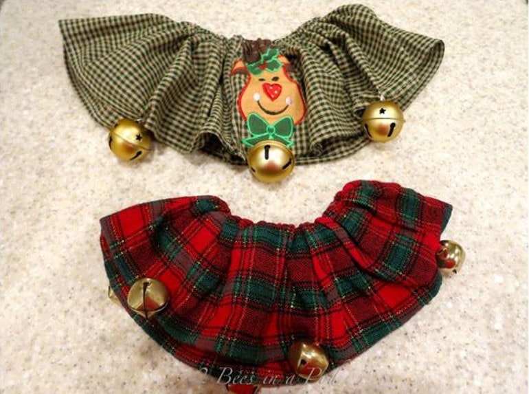 DIY Christmas Dog Collar