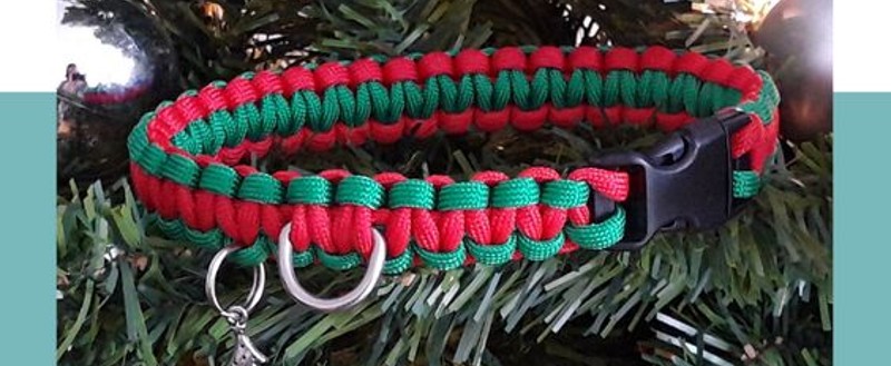 DIY Christmas Dog Collar