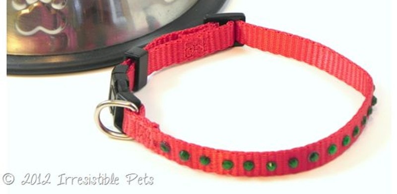 DIY Christmas Dog Collar