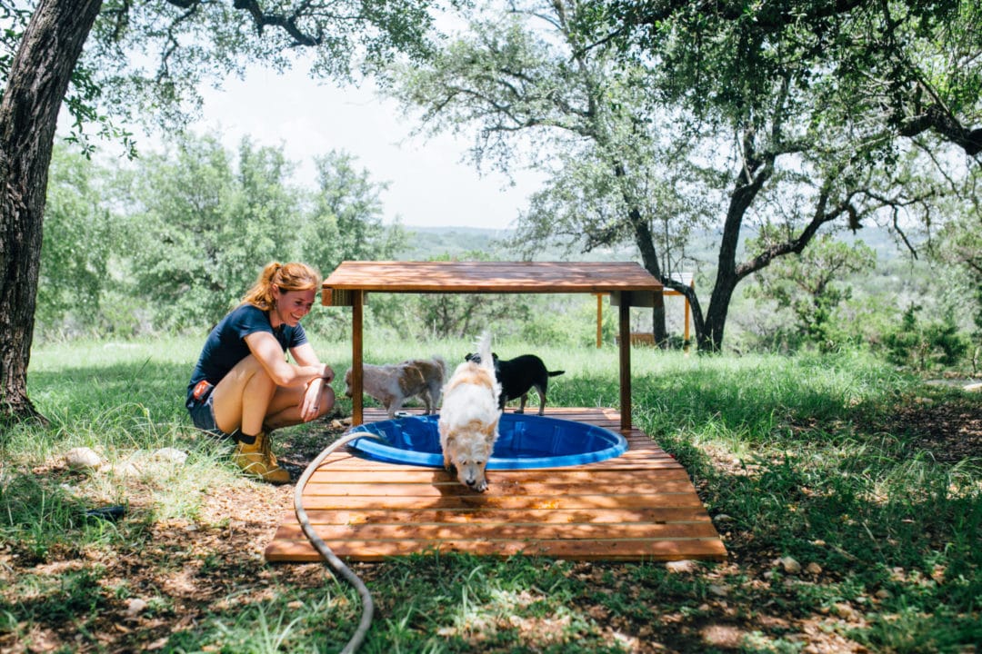 DIY Dog Bath Tubs