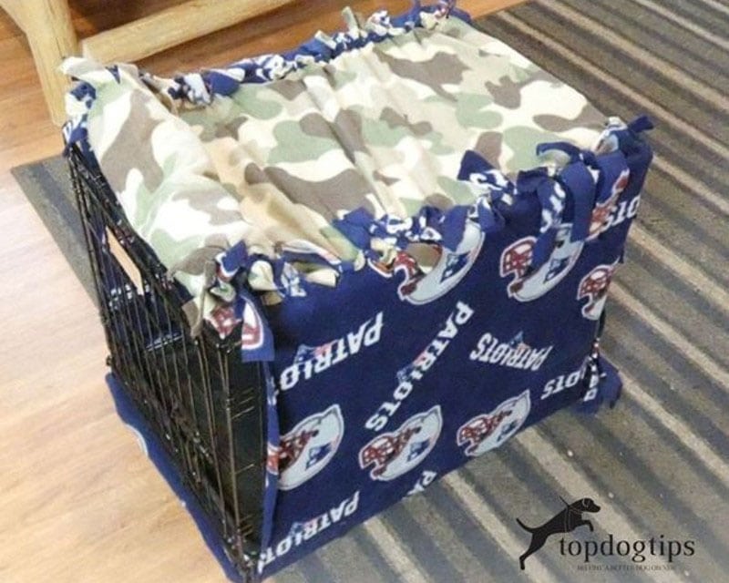 DIY Dog Crate Cover