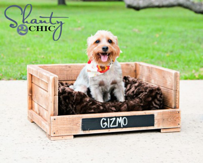 DIY Dog Wood Beds