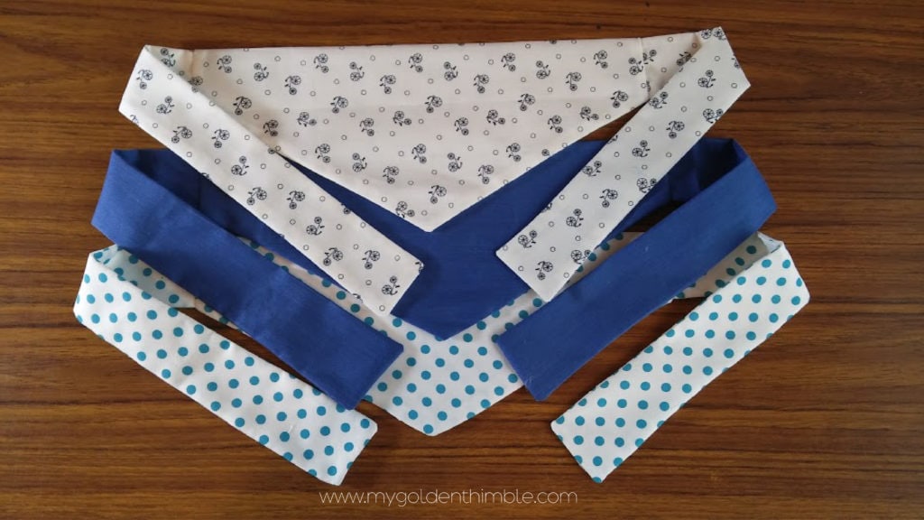 DIY My Golden Thimble Dog Bandana Pattern