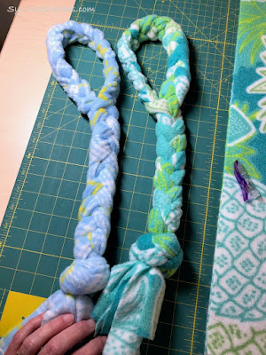 DIY No-Sew Dog Toy