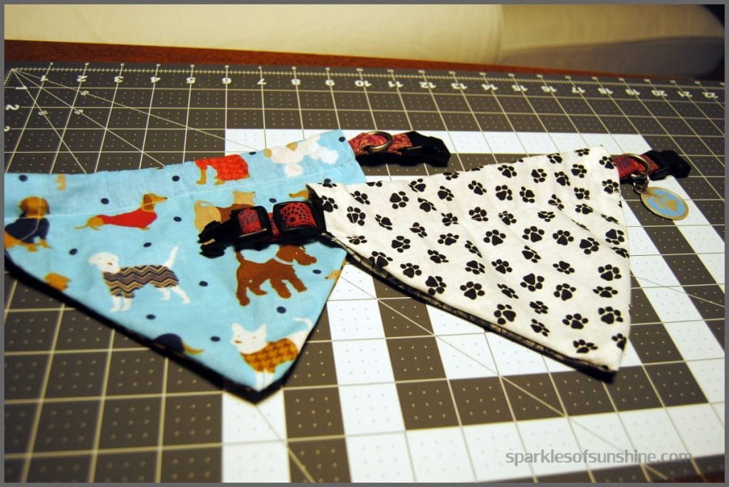 DIY Reversible Dog Bandana