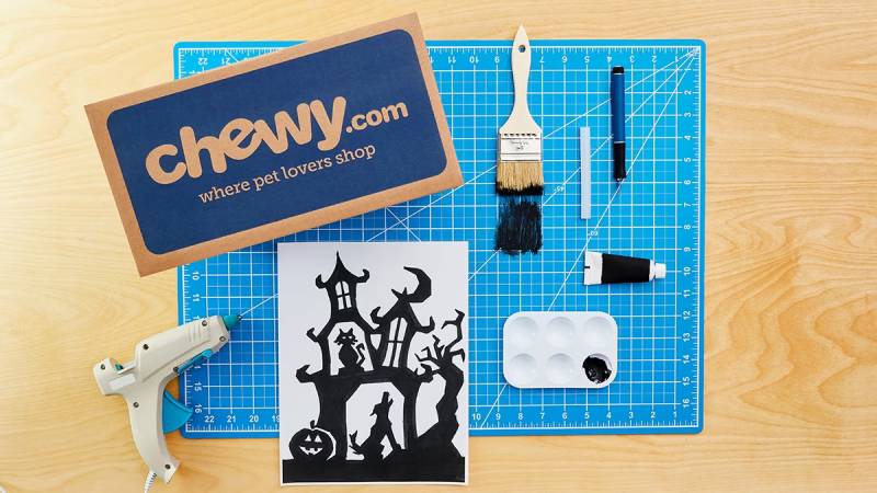 DIY Spooky Pet Silhouette