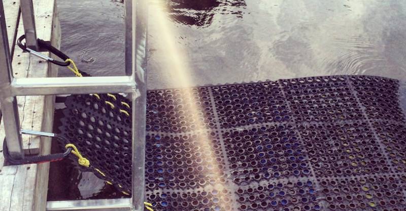 DIY dock and boat ramp