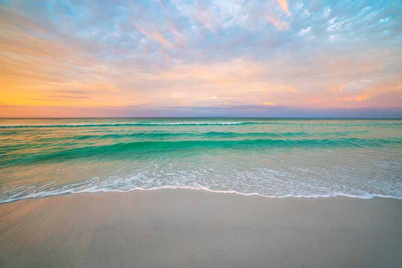 Destin Florida during morning sunrise