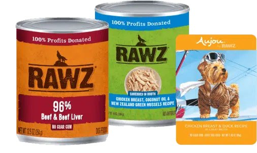 RAWZ wet dog food