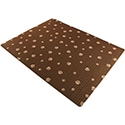 Drymate Brown Stripe Tan Paw Dog Crate Mat