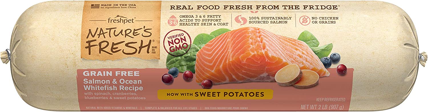 Freshpet Dog Food Nature's Fresh Salmon Recipe