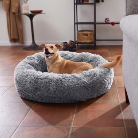 Frisco Eyelash Cat & Dog Bolster Bed